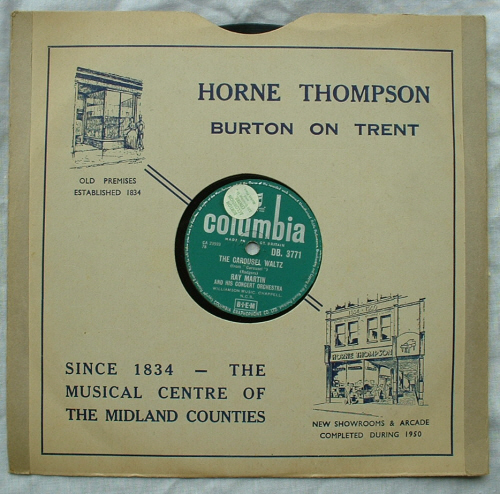 Horne Thompson Burton - card sleeve